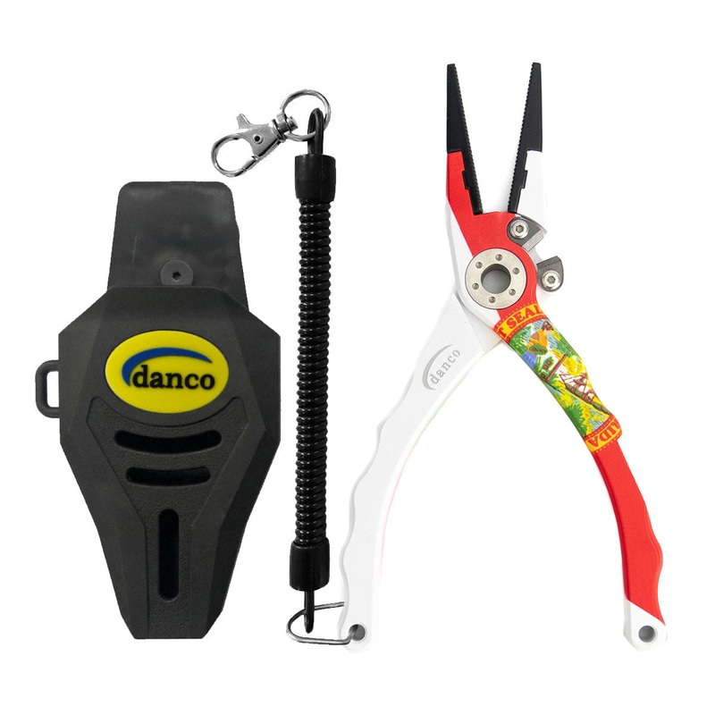 DANCO Admiral 7.5" Aluminum Pliers with Sheath Black