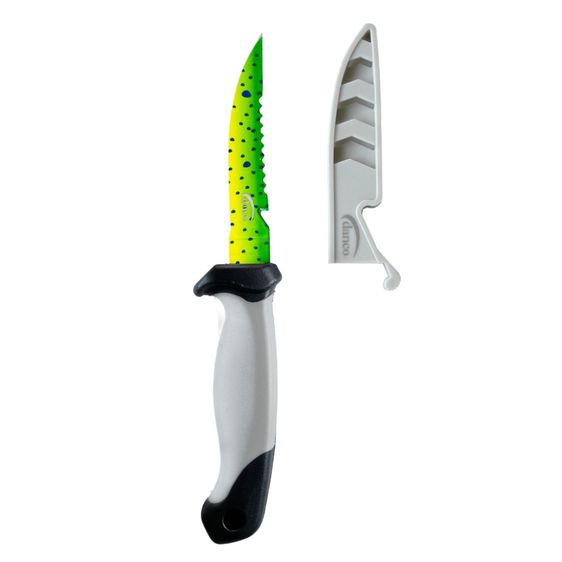 DANCO Tournament Series 4" Mahi Mahi Bait Knife with Molded Sheath