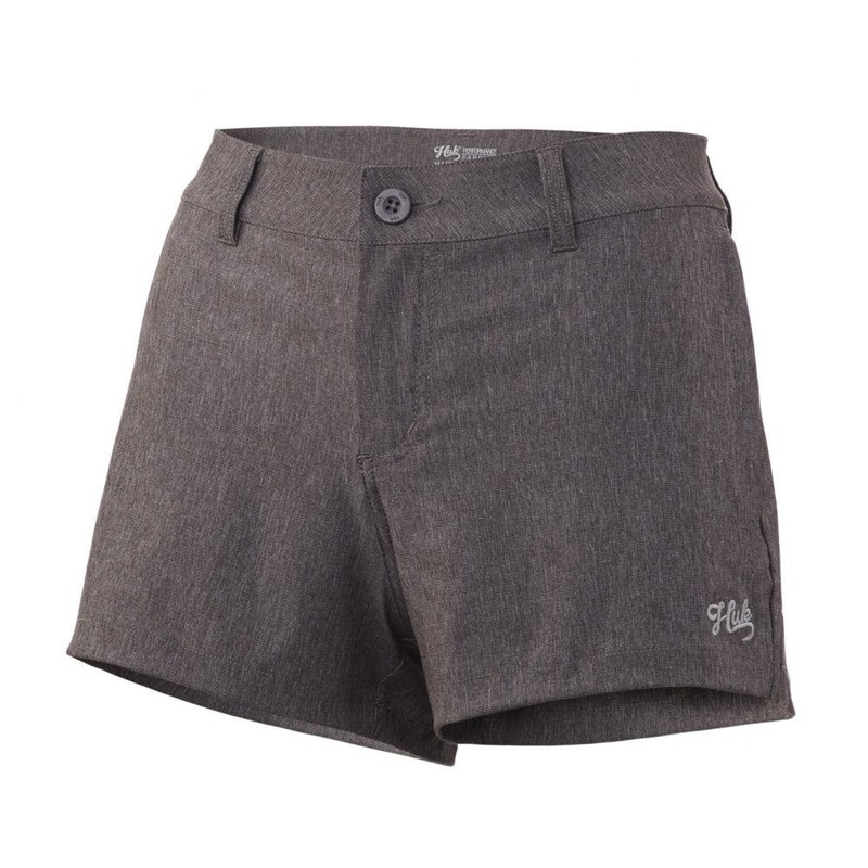 HUK Women's Drifter Short Ice Blue Heather 8