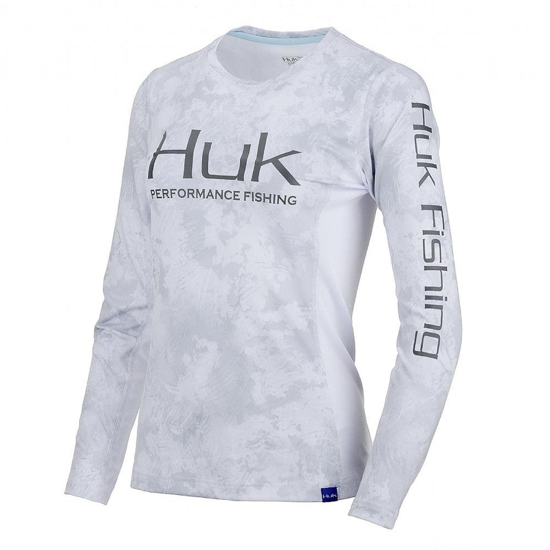 Huk Womens Camo ICON X Long Sleeve Northdrop XSmall