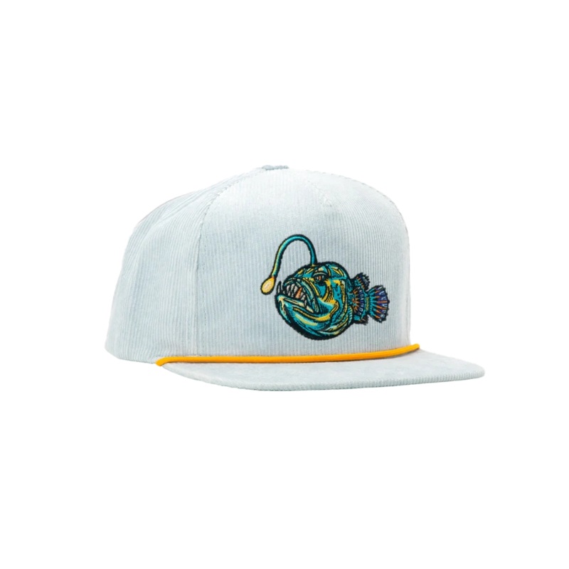 BAJIO Anglerfish Flat Brim Corduroy - Light Blue One Size