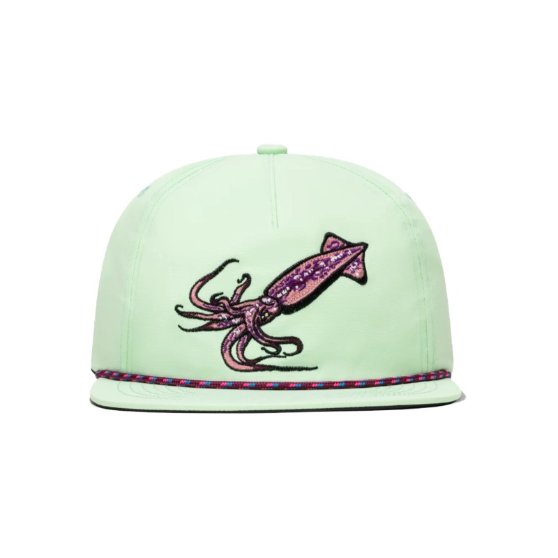 BAJIO Squid Performance Hat - Light Green One Size