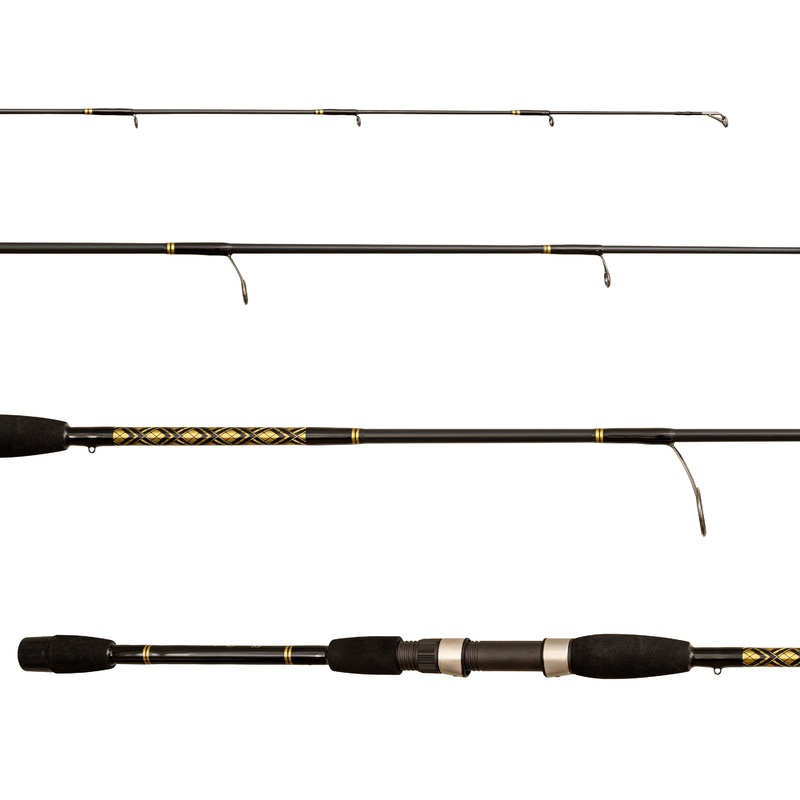 CHAOS Inshore EVA Grip Spinning Rods 7FT Inshore SiC Light CHAOS Gold