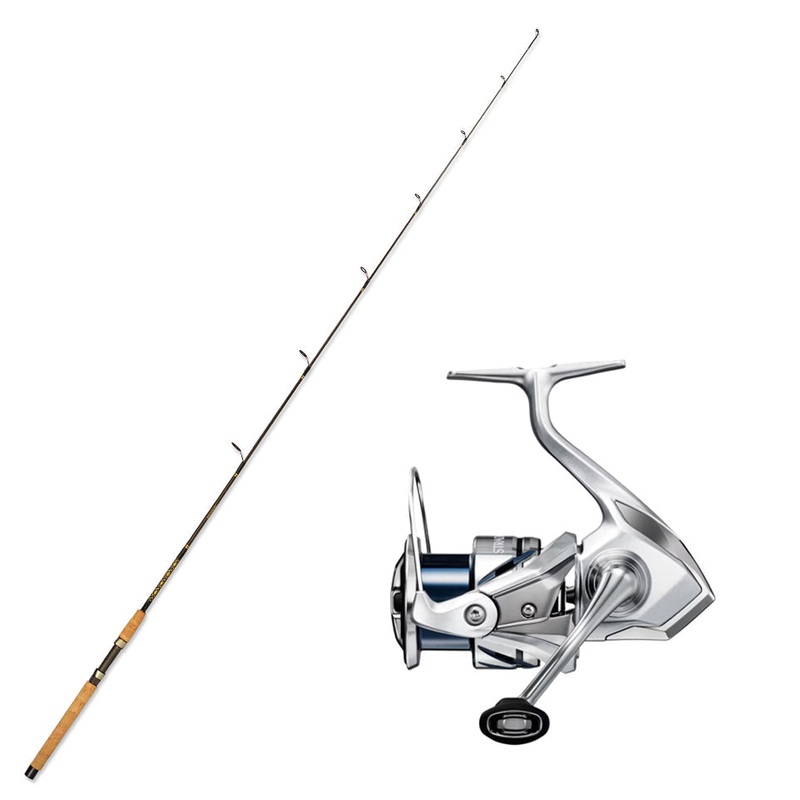 CHAOS SPGC 12-20 Spin Rod with Spinning Reel Combo 6FT6IN CHAOS Gold SHIMANO STRADIC 4000XG FM