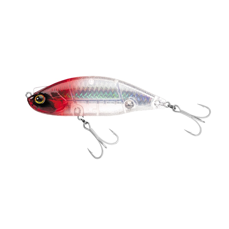 Daiwa Lazy Fashad Twitchbait Floating Skeleton Red Head 90mm