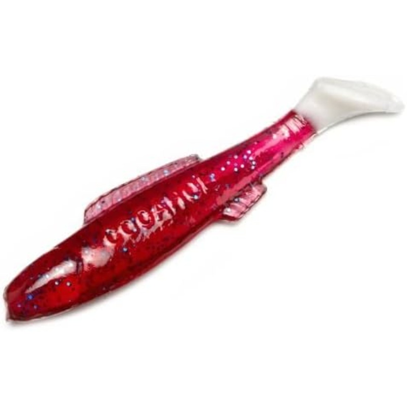 H&H Queen Cocahoe Minnow - 10 Pack Purple/White Tail 4" (10 Pack)