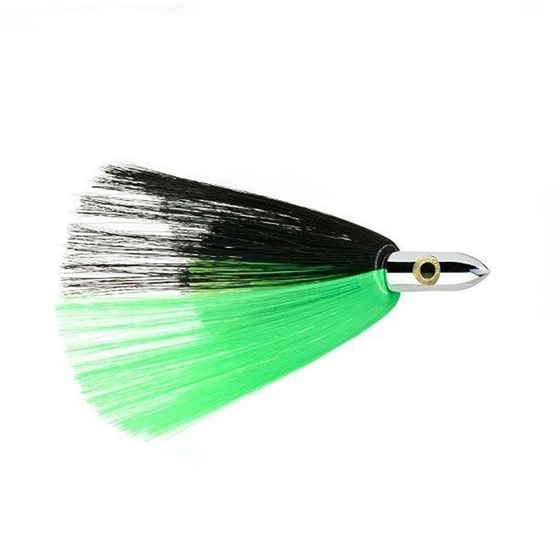JR  Ilander 6.75in Black Head/Black-E-Green