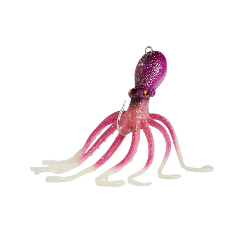 Savage Gear 3D Octopus Purple Glow 4"