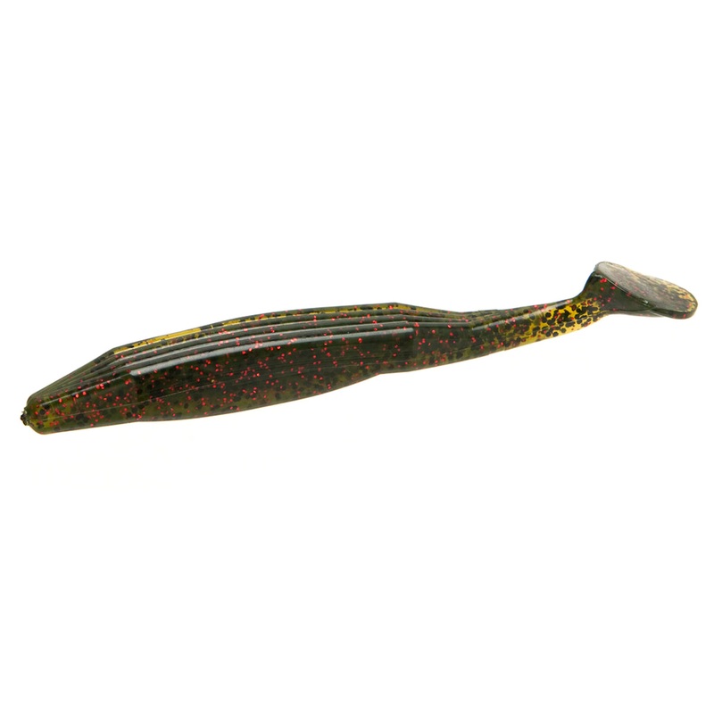 Zoom Bait 5" Swimming Super Flake - 5 Pack Watermelon Red