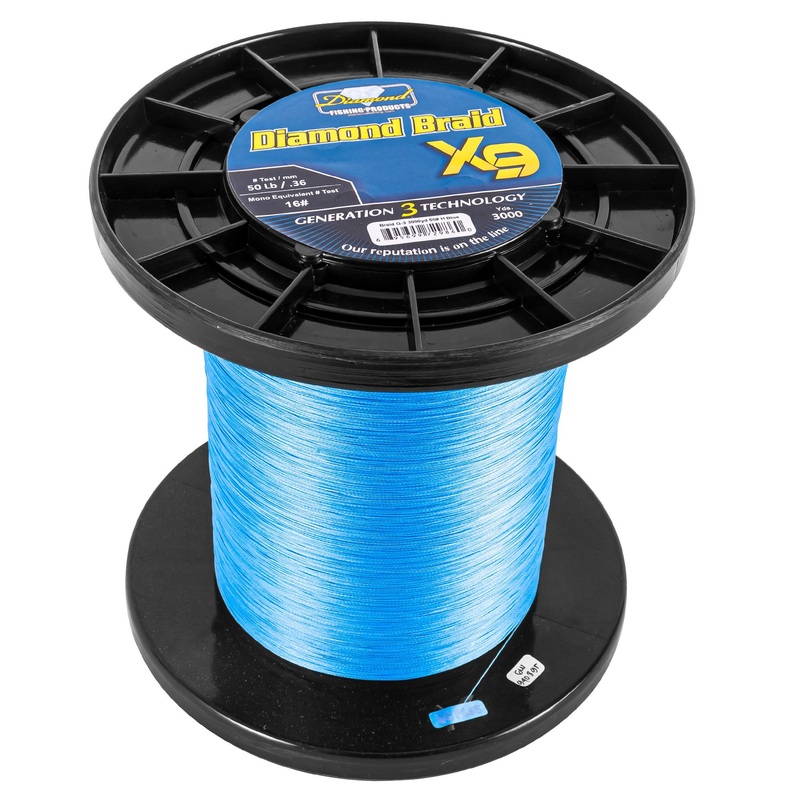 Diamond Braid Generation III 9X 3000 Yards Blue 10#