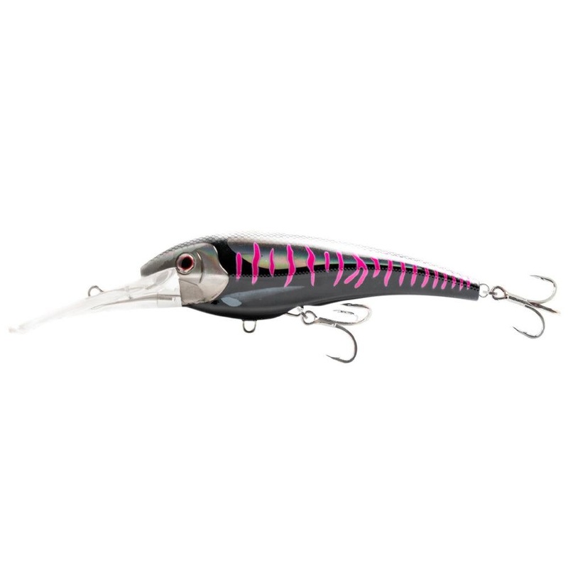 Nomad DTX Minnow Floating Black Pink Mackerel 140mm/5.5"