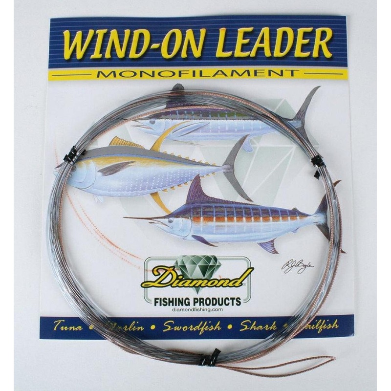 Diamond Monofilament Wind-On X-Hard Leader 80#