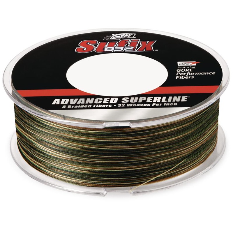 SUFIX 832 Braid 600 Yards Camo 6#