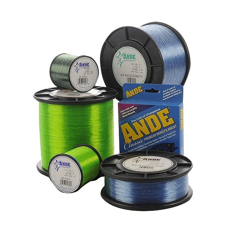 ANDE Backcountry Monofilament Line 2LB Spool Blue 15#