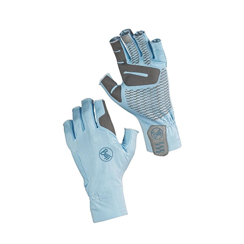 Buff Aqua + Glove Reflection Green Small