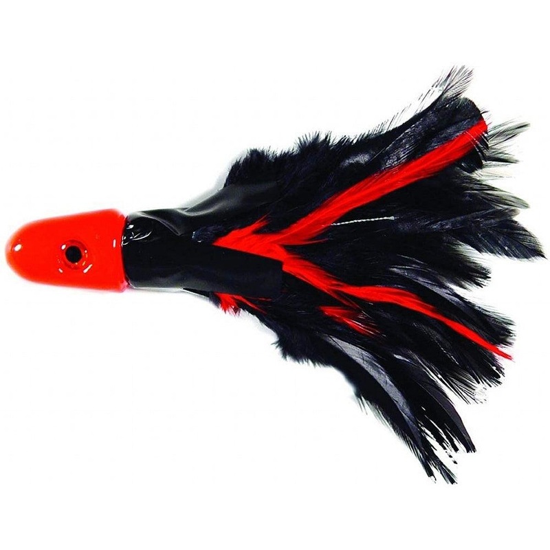 C&H FEATHER 1/2OZ Black/Red