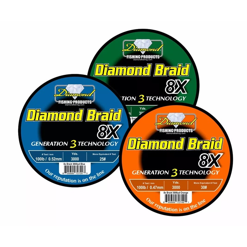 Diamond Braid Generation III 8X 300 Yards Blue 10#