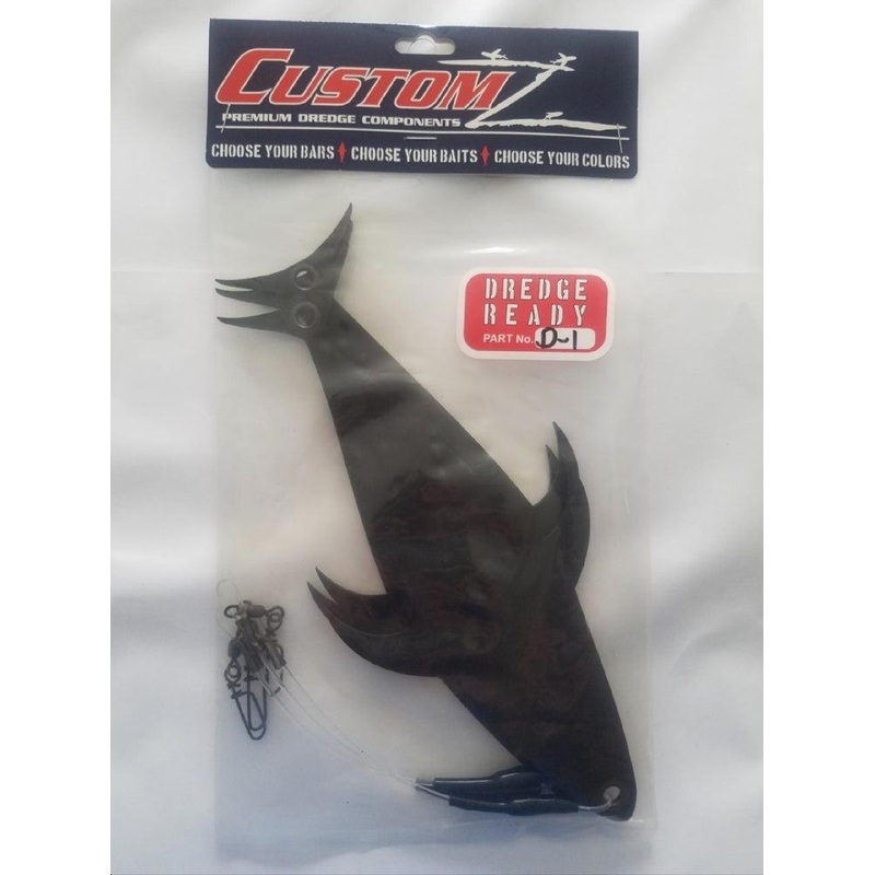 Fish Razr  Dredge Ready Rigged FlapZ 3-pk 10"