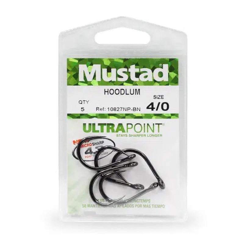 Mustad 4X Strong Hoodlum Hook 8/0 25 Pack