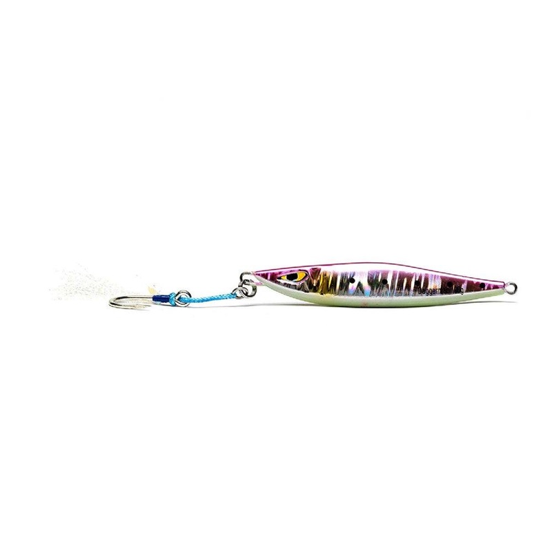 Mustad Daggerman Jig Blue Red Chrome 100g