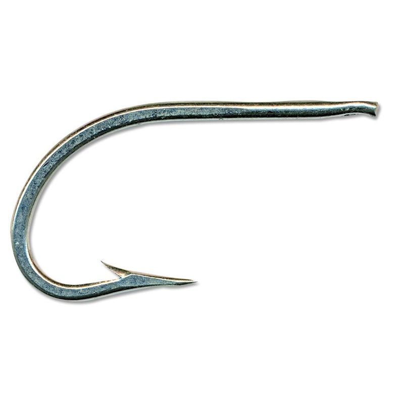 Mustad O'Shaughnessy Forged Needle Eye 1X Short Duratin Hook 7/0 100 Pack