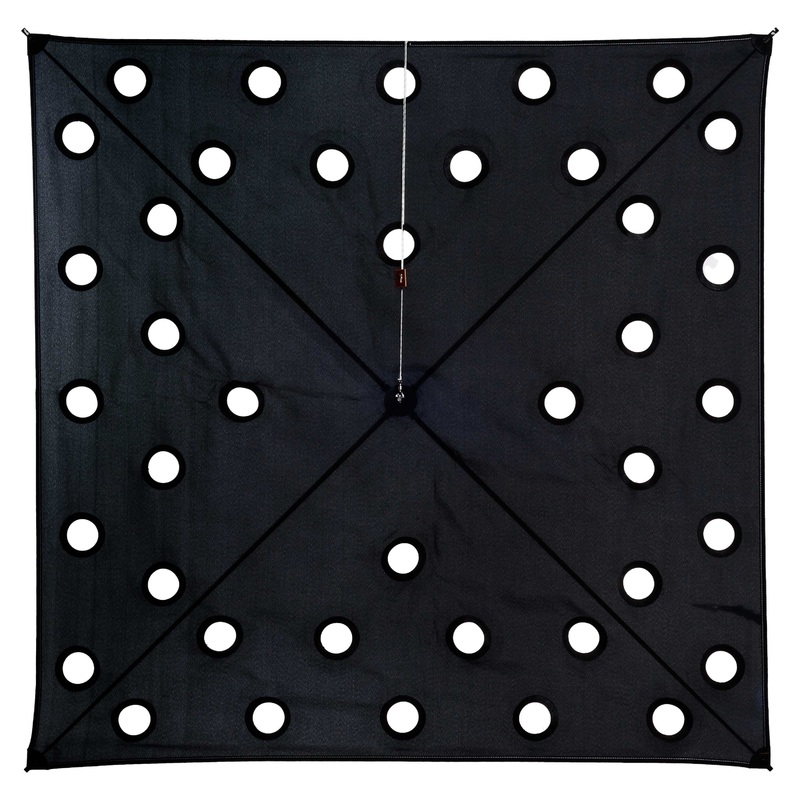 SFE 12-30MPH Wind Kite (40 Small Holes) Black