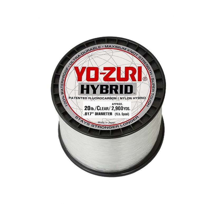 Yo-Zuri Hybrid Fishing Line Clear 1LB Spool 20#
