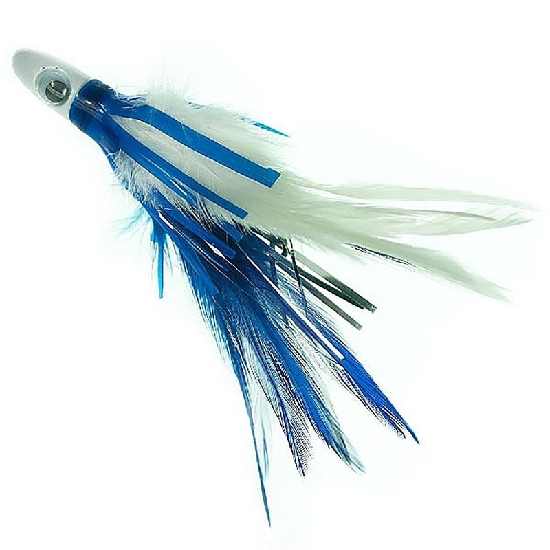 BOONE Feather Trolling Jig 1/4oz Red/White