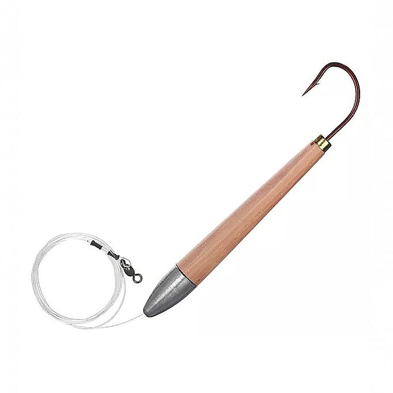 Boone Rigged Woody Plug Blue Mackerel 6in