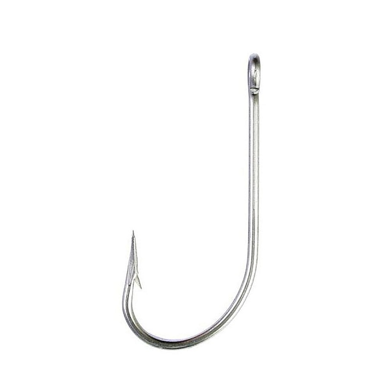 Eagle Claw 254SSA O'Shaughnessy Non-Offset Stainless Steel Hooks 2/0