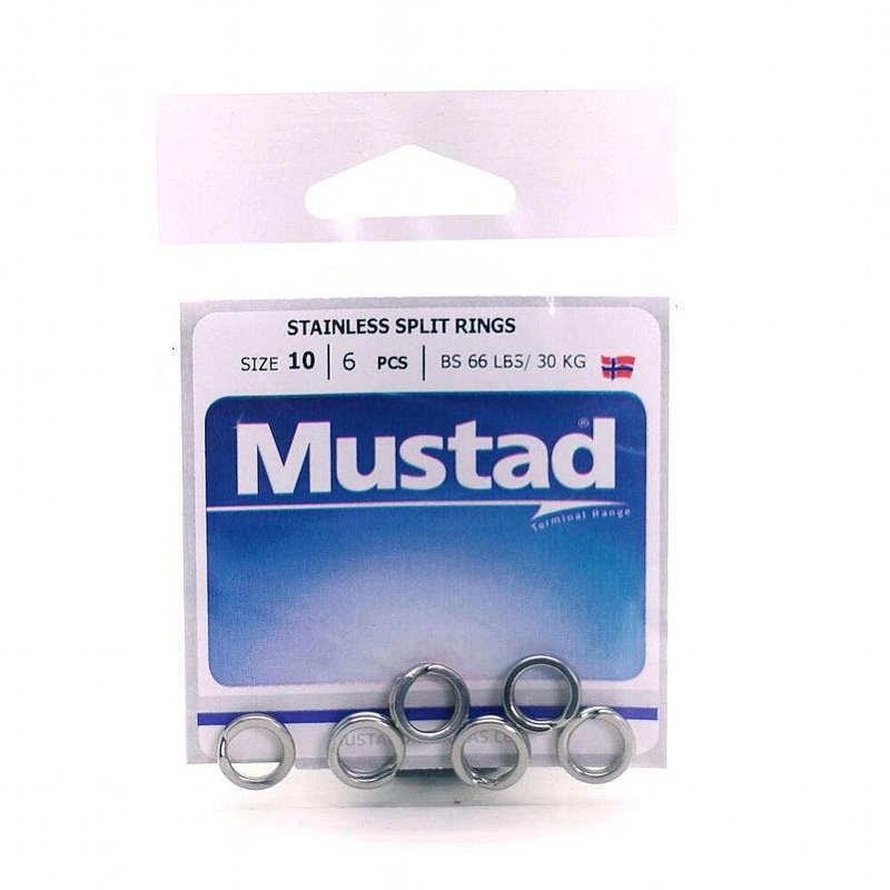 Mustad MA033 Stainless Steel Split Ring 3.6mm