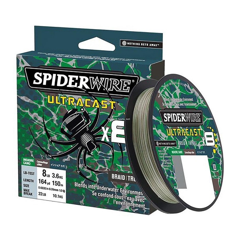 SpiderWire Ultracast Braid Aqua Camo 2188yards 10#