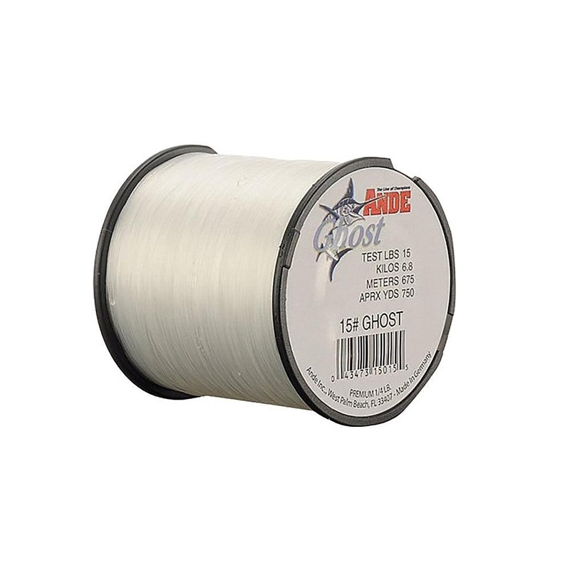 ANDE Ghost Monofilament Line 2LB Spool White 15#