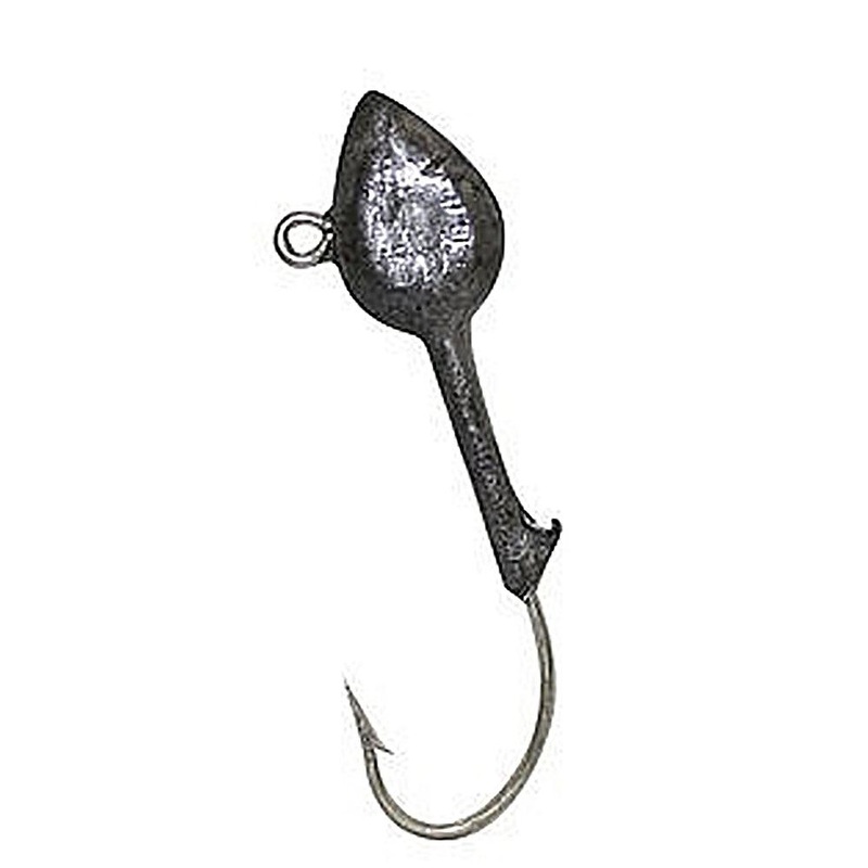 Fishin Delite Jig Lead Head 1/4 Black