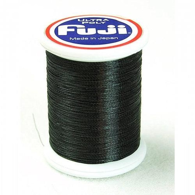Fuji Ultra Poly Metallic Rod Building Thread 100M Spool A Black