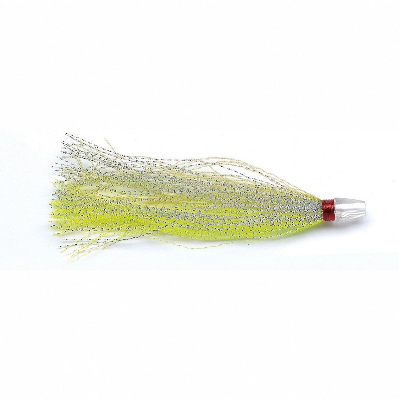 P-Line 4.5" Squid Insert 3PK Red/Rainbow Crystal Flash