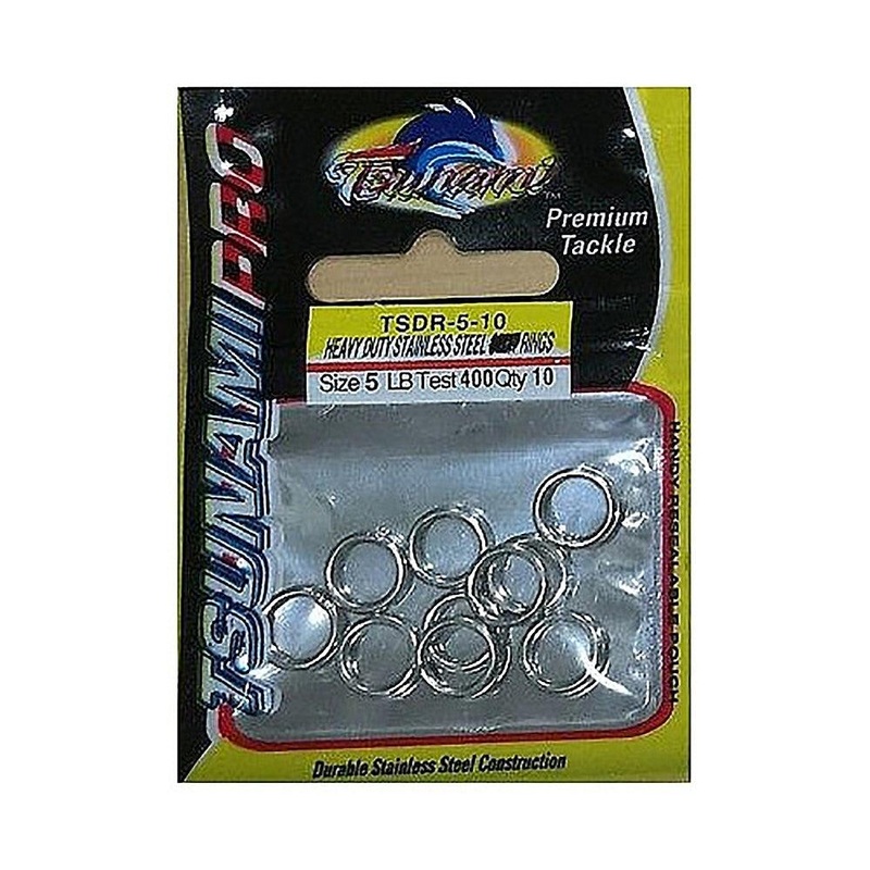 Tsunami Heavy Duty Stainless Steel Solid Ring - 10PK 5