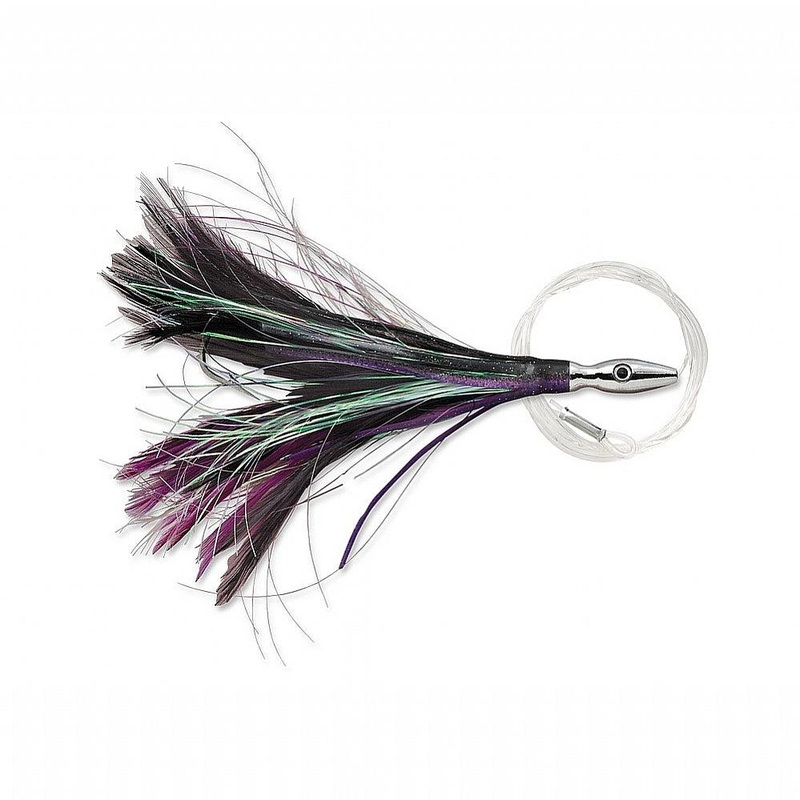 Williamson Flash Feather Rigged Pink/White 3"