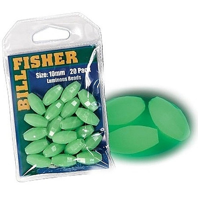 Billfisher Glow Beads Blue 20-Pack