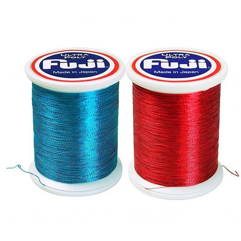 Fuji Ultra Poly Metallic Rod Building NPD Thread 4oz (2000M) 1oz Moss Green