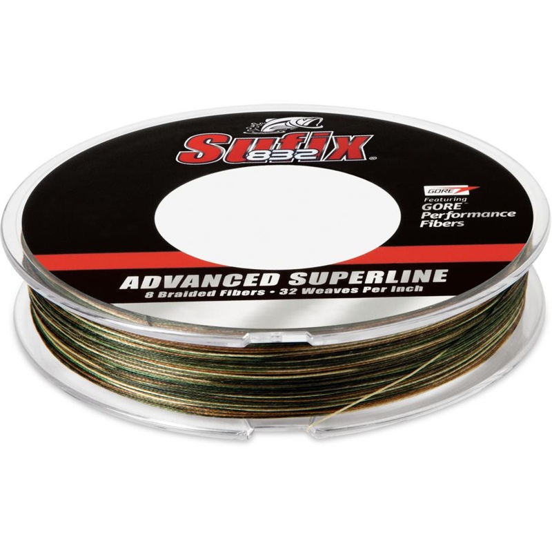SUFIX 832 Braid 300 Yards Camo 6#