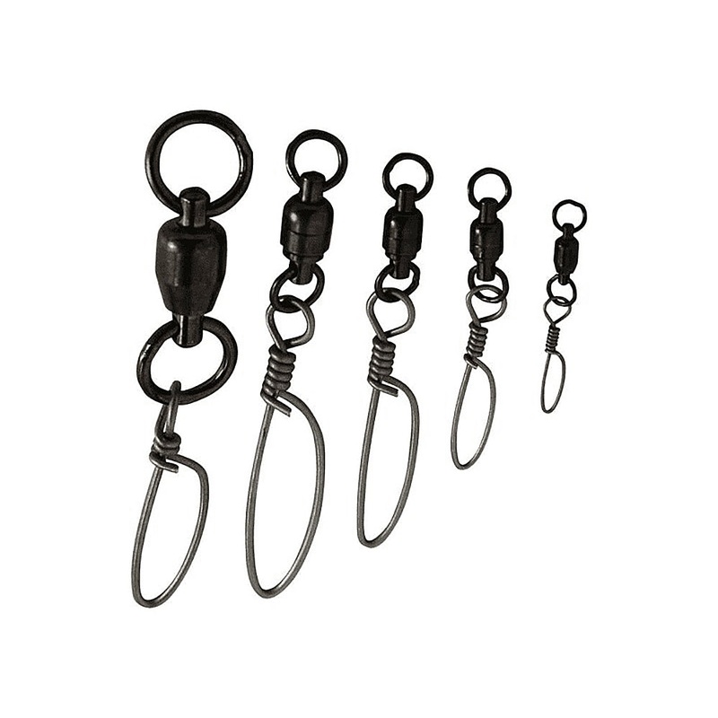 Diamond Rotary Ball Bearing Tournament Snap Swivels - 2PK 50#
