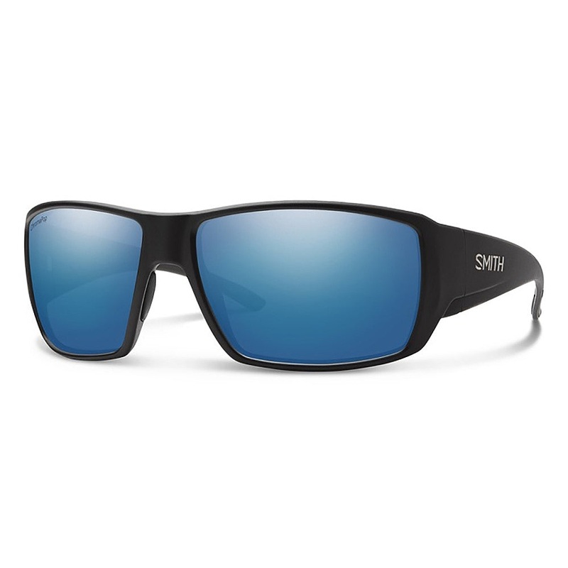 SMITH Guide's Choice Matte Black -  ChromaPop Glass Polarized Blue Mirror