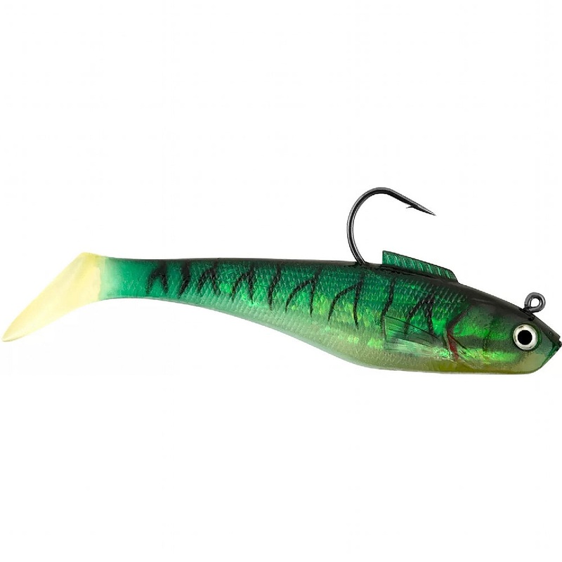 Tsunami Holographic 9" Swim Shad 7.5oz Green Mackerel