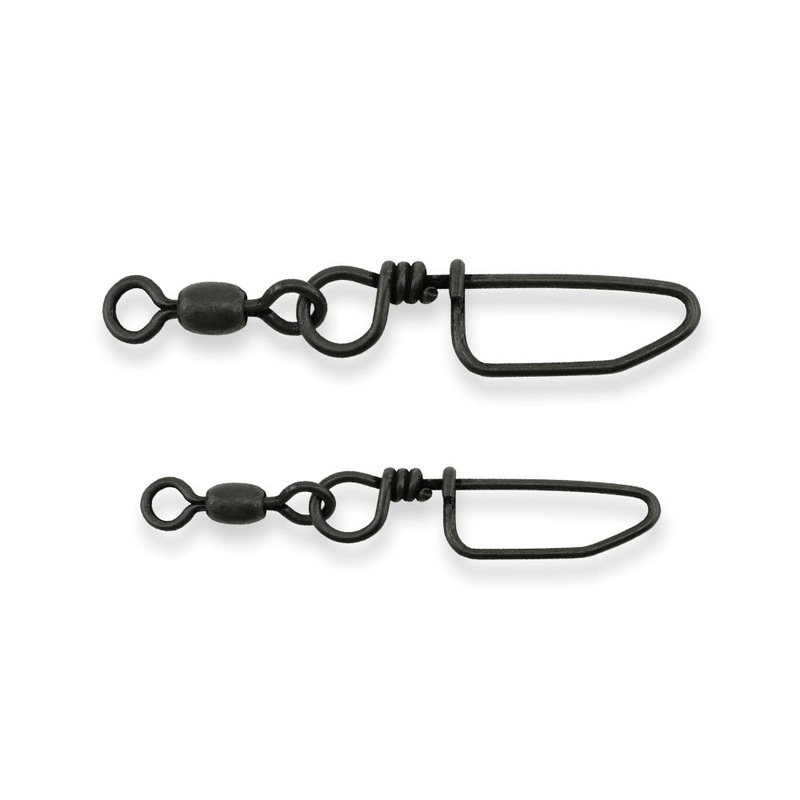 AFW Brass Coastlock Snap Swivels - Black #4/0 2Pc