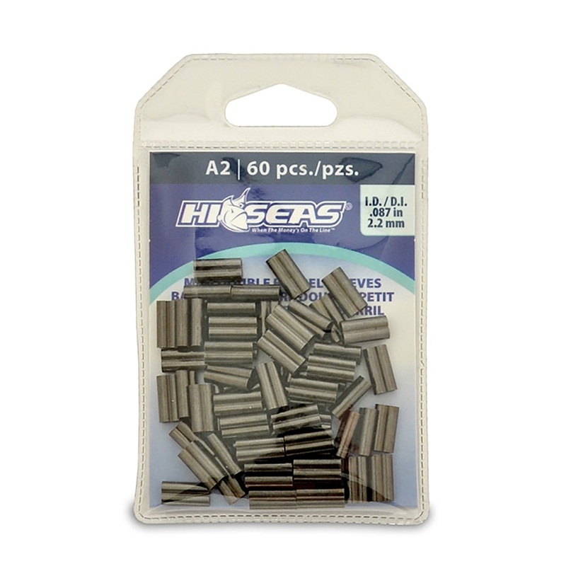 AFW Hi-Seas Mini Double Barrel Copper Sleeves 60 Pc 1.9mm