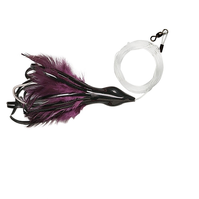 AFW No Alibi Dolphin Delight Rigged & Ready 1/4oz Black/Red