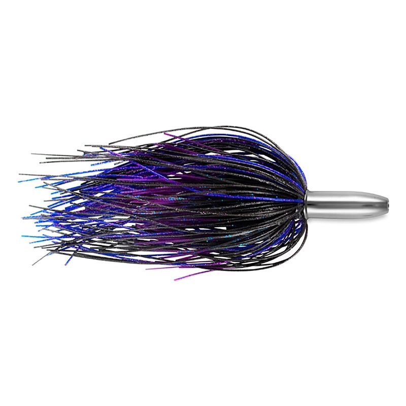 C&H Billy Baits Mini Turbo Slammer Lure 5.5in Black/Purple/Purple Firetip
