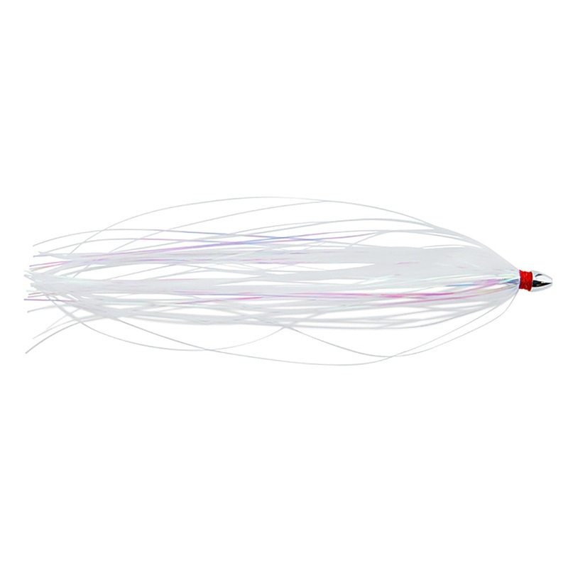 C&H Pearl Baby Long Lure - 1/8oz Pearl Tinsel