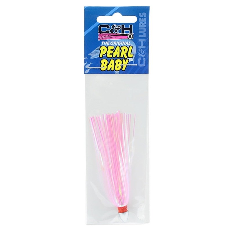 C&H Pearl Baby Lure - 1/8oz Chartreuse Tinsel
